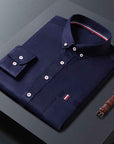 Mens Casual Shirt Fashion Business Dress Shirts Men Clothes