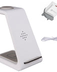 3 In 1 Fast Charging Station Wireless Charger Stand Wireless Quick Charge Dock For Phone Holder