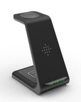 3 In 1 Fast Charging Station Wireless Charger Stand Wireless Quick Charge Dock For Phone Holder