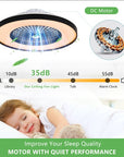 23″ Smart RGB Ceiling Fan Light