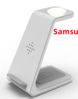 3 In 1 Fast Charging Station Wireless Charger Stand Wireless Quick Charge Dock For Phone Holder