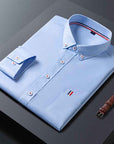 Mens Casual Shirt Fashion Business Dress Shirts Men Clothes