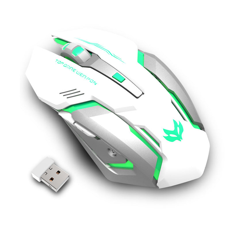 Wireless Charging Silent Gaming Mouse Machinery - Glamour gadget04