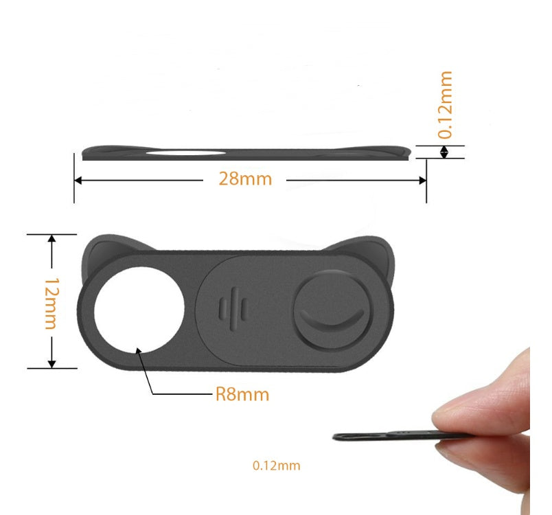 Webcam Laptops Lens Sticker Tablet Privacy Camera Cover Phone Slider Shutter - Glamour gadget04