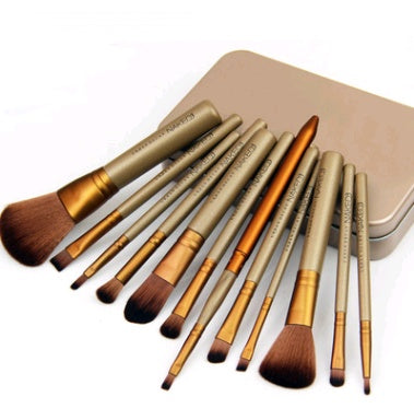 12 makeup brush sets iron box makeup tools makeup tools - Glamour gadget04