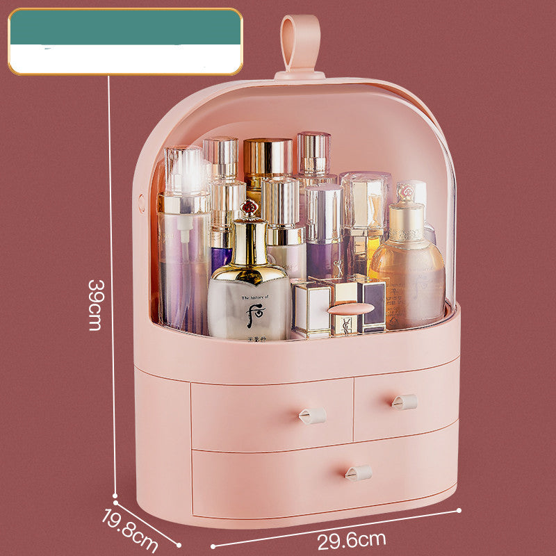 Makeup Storage Desktop Dustproof Lipstick Makeup Brush Finishing Box Dressing Table Skin Care Product Mask Rack - Glamour gadget04