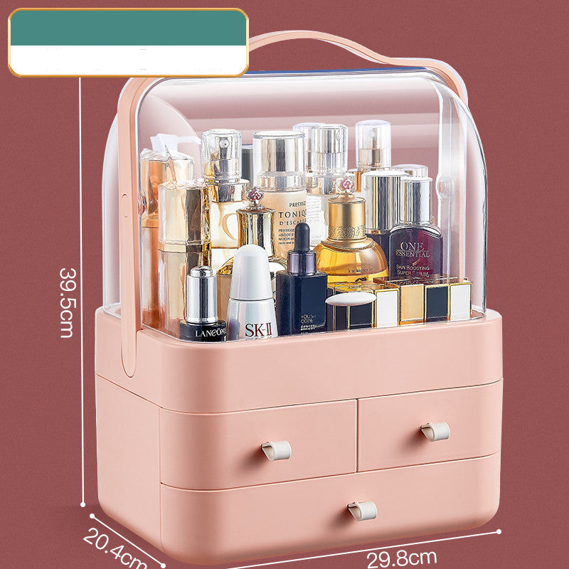 Makeup Storage Desktop Dustproof Lipstick Makeup Brush Finishing Box Dressing Table Skin Care Product Mask Rack - Glamour gadget04