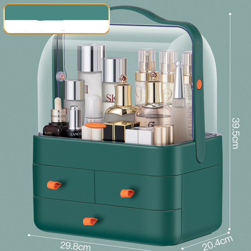 Makeup Storage Desktop Dustproof Lipstick Makeup Brush Finishing Box Dressing Table Skin Care Product Mask Rack - Glamour gadget04