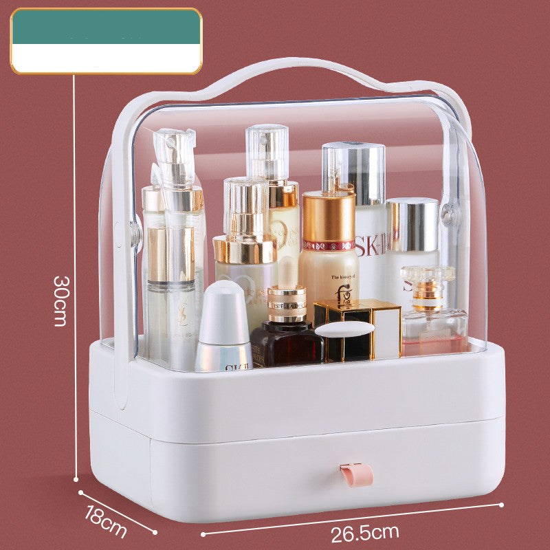 Makeup Storage Desktop Dustproof Lipstick Makeup Brush Finishing Box Dressing Table Skin Care Product Mask Rack - Glamour gadget04