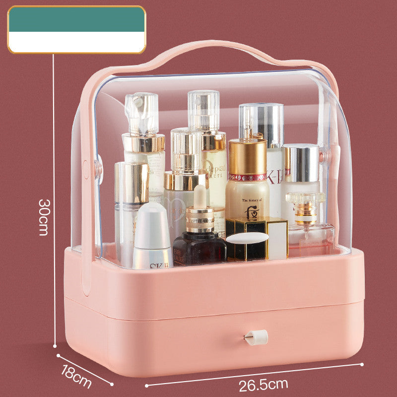 Makeup Storage Desktop Dustproof Lipstick Makeup Brush Finishing Box Dressing Table Skin Care Product Mask Rack - Glamour gadget04