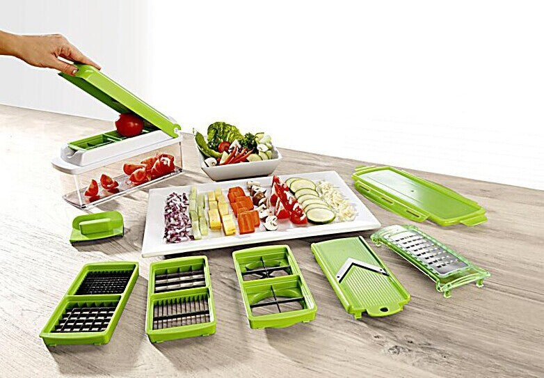 Kitchen Gadgets Multifunctional Diced Salad Vegetable Cutter - Glamour gadget04