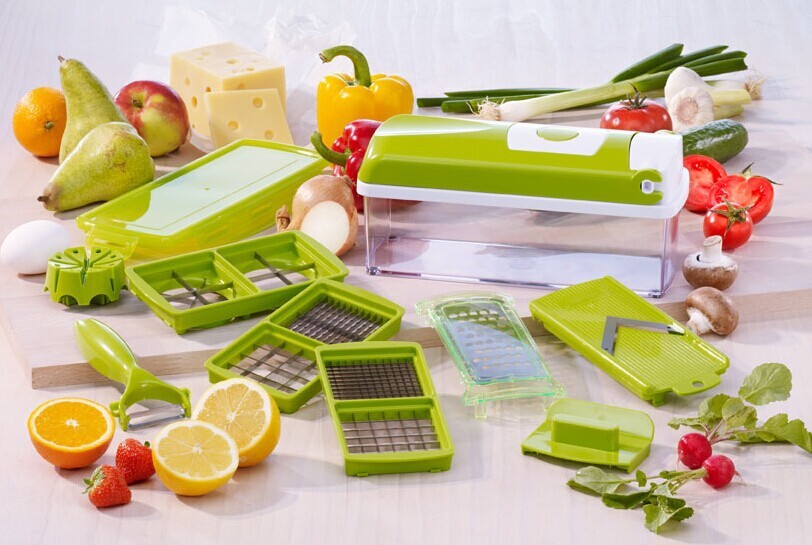 Kitchen Gadgets Multifunctional Diced Salad Vegetable Cutter - Glamour gadget04