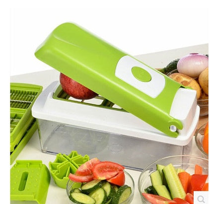 Kitchen Gadgets Multifunctional Diced Salad Vegetable Cutter - Glamour gadget04