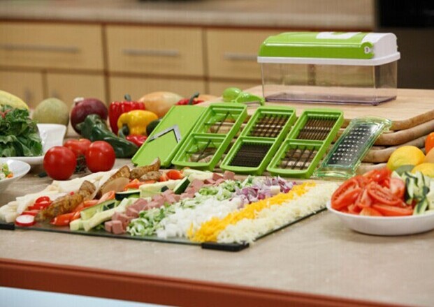 Kitchen Gadgets Multifunctional Diced Salad Vegetable Cutter - Glamour gadget04