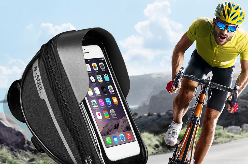 Bicycle Cell Phone Holder Cell Phone Front Pocket - Glamour gadget04