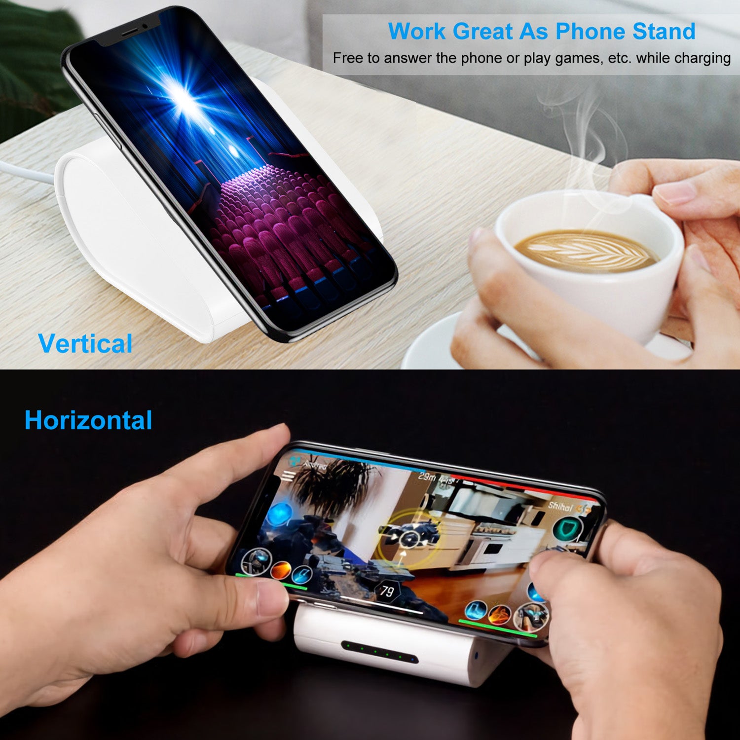 10400 mAh Qi Wireless Power Bank