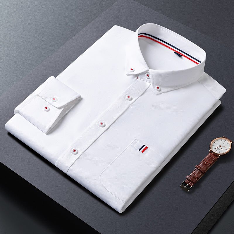 Mens Casual Shirt Fashion Business Dress Shirts Men Clothes - Glamour gadget04