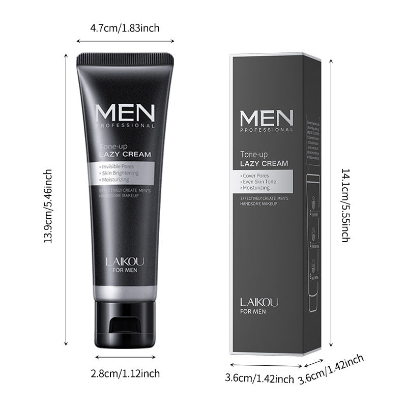 Men's Lazy No Makeup Cream English Packaging Skin Care Products - Glamour gadget04
