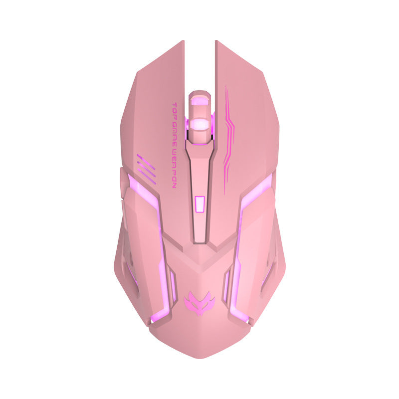 Wireless Charging Silent Gaming Mouse Machinery - Glamour gadget04