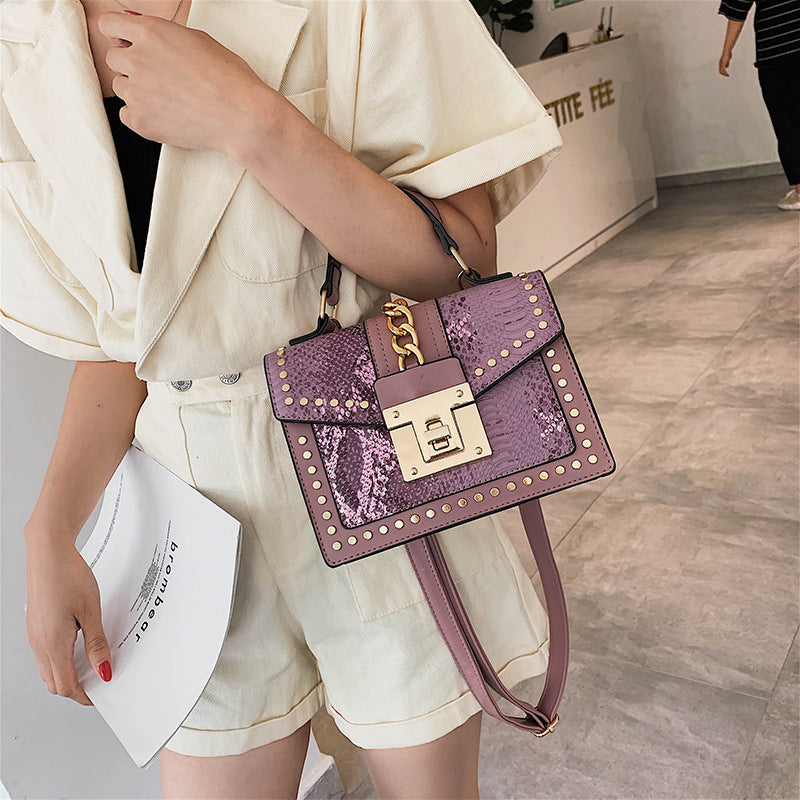 Fashion snake pattern handbag - Glamour gadget04