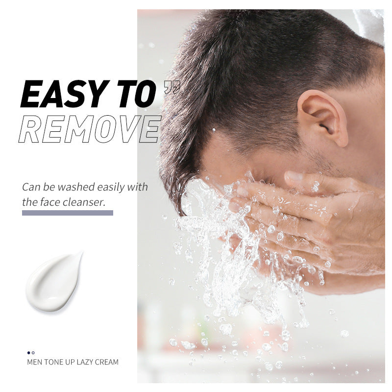 Men's Lazy No Makeup Cream English Packaging Skin Care Products - Glamour gadget04