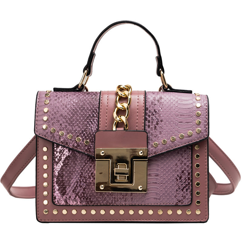 Fashion snake pattern handbag - Glamour gadget04