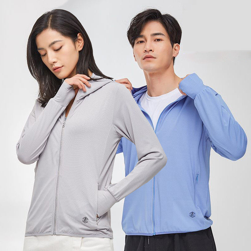 New Ice Silk Sunscreen Clothing For Men And Women Outdoor - Glamour gadget04