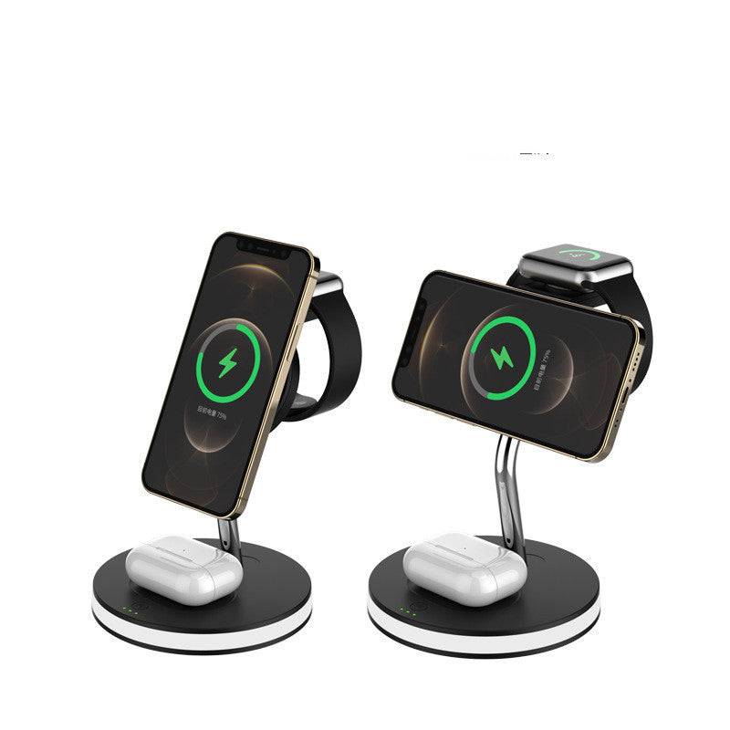 Wireless Charger Four In One Wireless Charger Three In One Magnetic Wireless Charger - Glamour gadget04