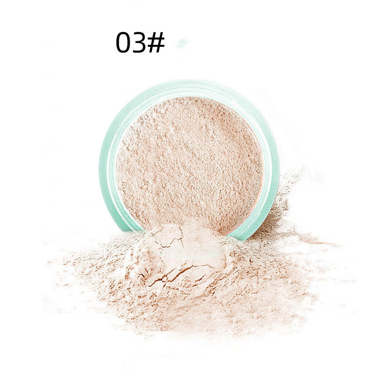 LaMeiLa Loose Powder Loose Powder Mineral Loose Powder Invisible Pores Natural Concealer Finishing Powder - Glamour gadget04