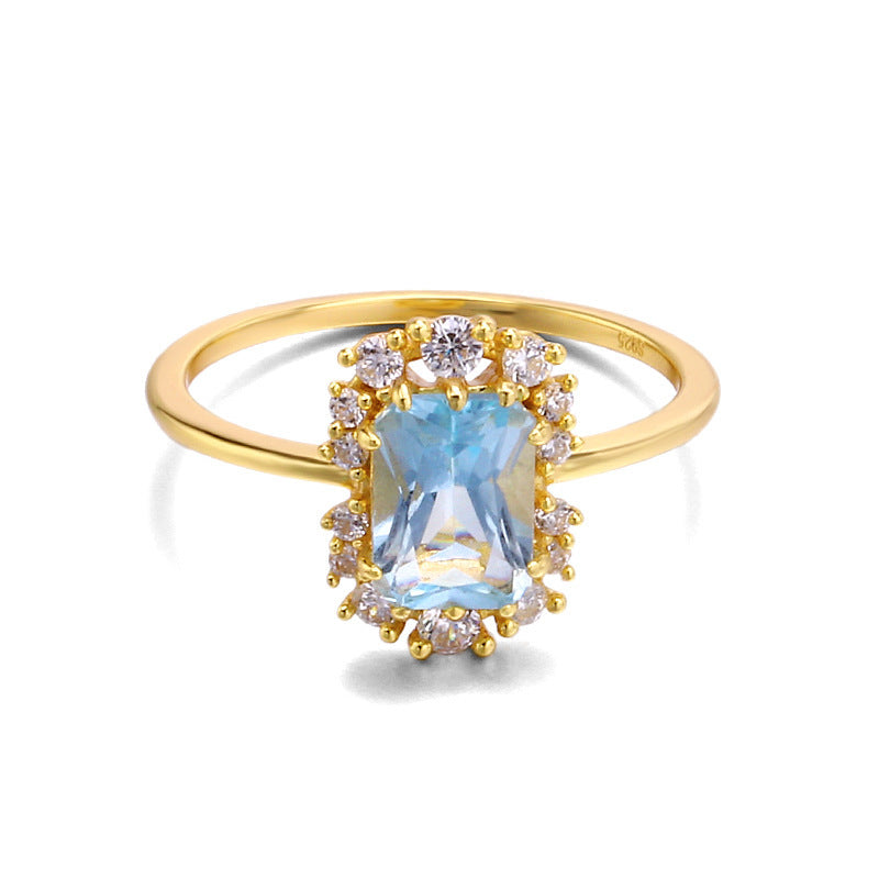 Inlaid with Zircon Jewelry Ladies Fashion Party Jewelry Girlfriend Surprise Gift - Glamour gadget04