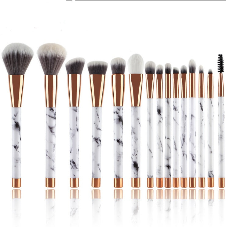 11 sets of marble makeup brush with makeup brush beauty makeup kit 11 makeup brush sets - Glamour gadget04