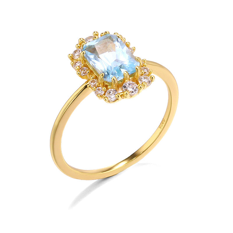 Inlaid with Zircon Jewelry Ladies Fashion Party Jewelry Girlfriend Surprise Gift - Glamour gadget04