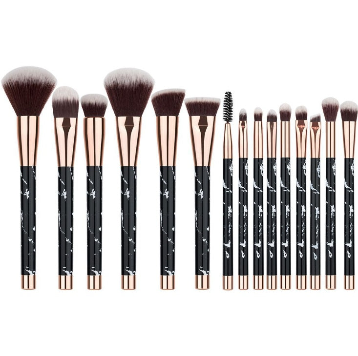 11 sets of marble makeup brush with makeup brush beauty makeup kit 11 makeup brush sets - Glamour gadget04