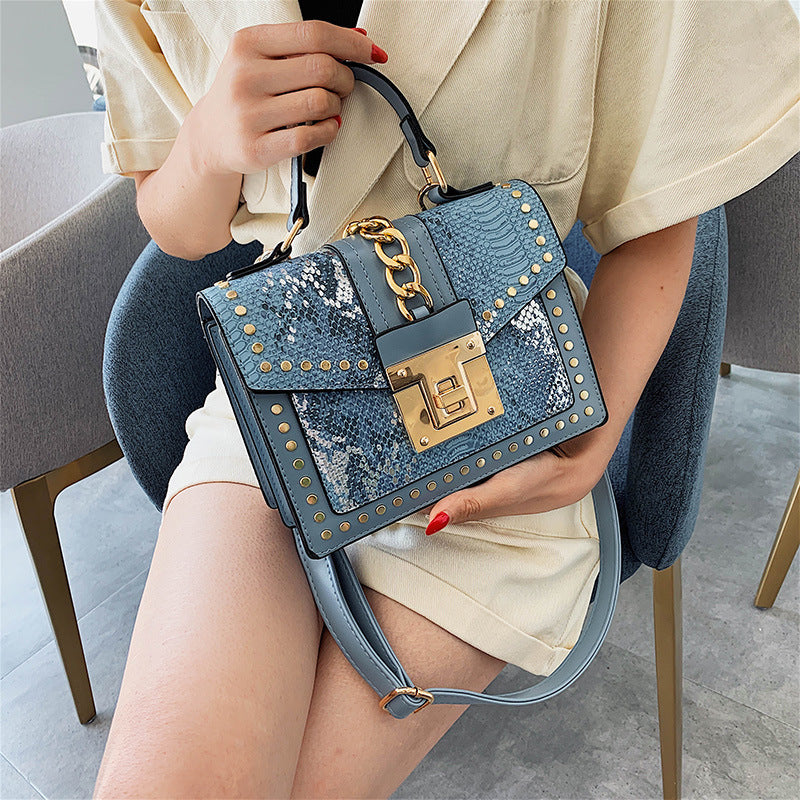Fashion snake pattern handbag - Glamour gadget04