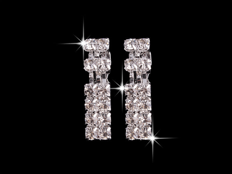 Hao Yue jewelry set, foreign trade explosion jewelry, bridal jewelry four sets, wedding match crystal jewelry set - Glamour gadget04