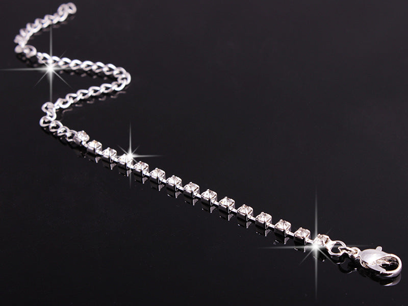 Hao Yue jewelry set, foreign trade explosion jewelry, bridal jewelry four sets, wedding match crystal jewelry set - Glamour gadget04