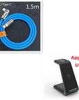 3 In 1 Fast Charging Station Wireless Charger Stand Wireless Quick Charge Dock For Phone Holder
