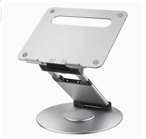 Notebook Bracket Laptop Bracket Aluminum Alloy Desktop Adjustable Base 360-degree Rotation - Glamour gadget04