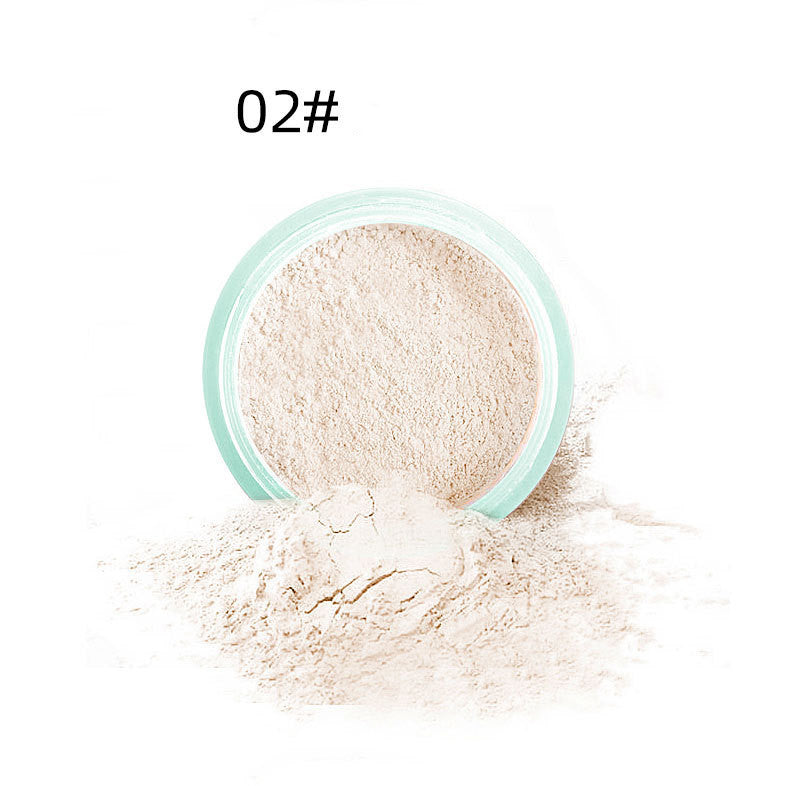 LaMeiLa Loose Powder Loose Powder Mineral Loose Powder Invisible Pores Natural Concealer Finishing Powder - Glamour gadget04