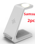 3 In 1 Fast Charging Station Wireless Charger Stand Wireless Quick Charge Dock For Phone Holder