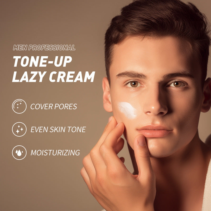 Men's Lazy No Makeup Cream English Packaging Skin Care Products - Glamour gadget04