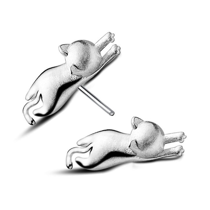 Cute Cat Jewelry Set - Ring - Ear Rings - Necklace - Glamour gadget04