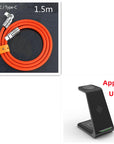 3 In 1 Fast Charging Station Wireless Charger Stand Wireless Quick Charge Dock For Phone Holder