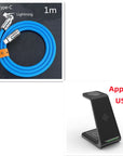 3 In 1 Fast Charging Station Wireless Charger Stand Wireless Quick Charge Dock For Phone Holder