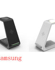 3 In 1 Fast Charging Station Wireless Charger Stand Wireless Quick Charge Dock For Phone Holder