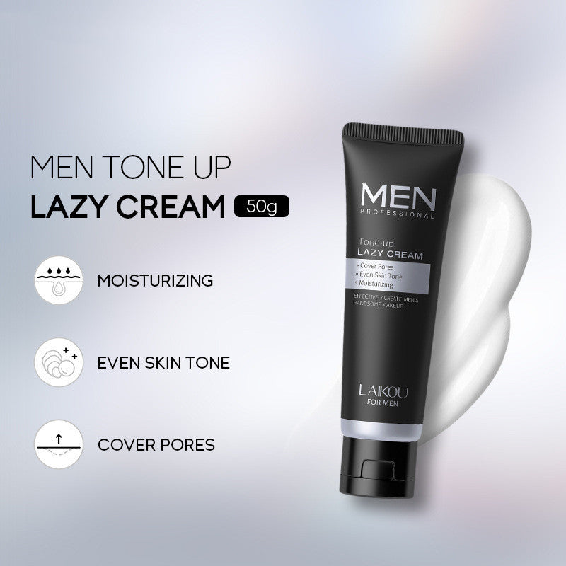 Men's Lazy No Makeup Cream English Packaging Skin Care Products - Glamour gadget04