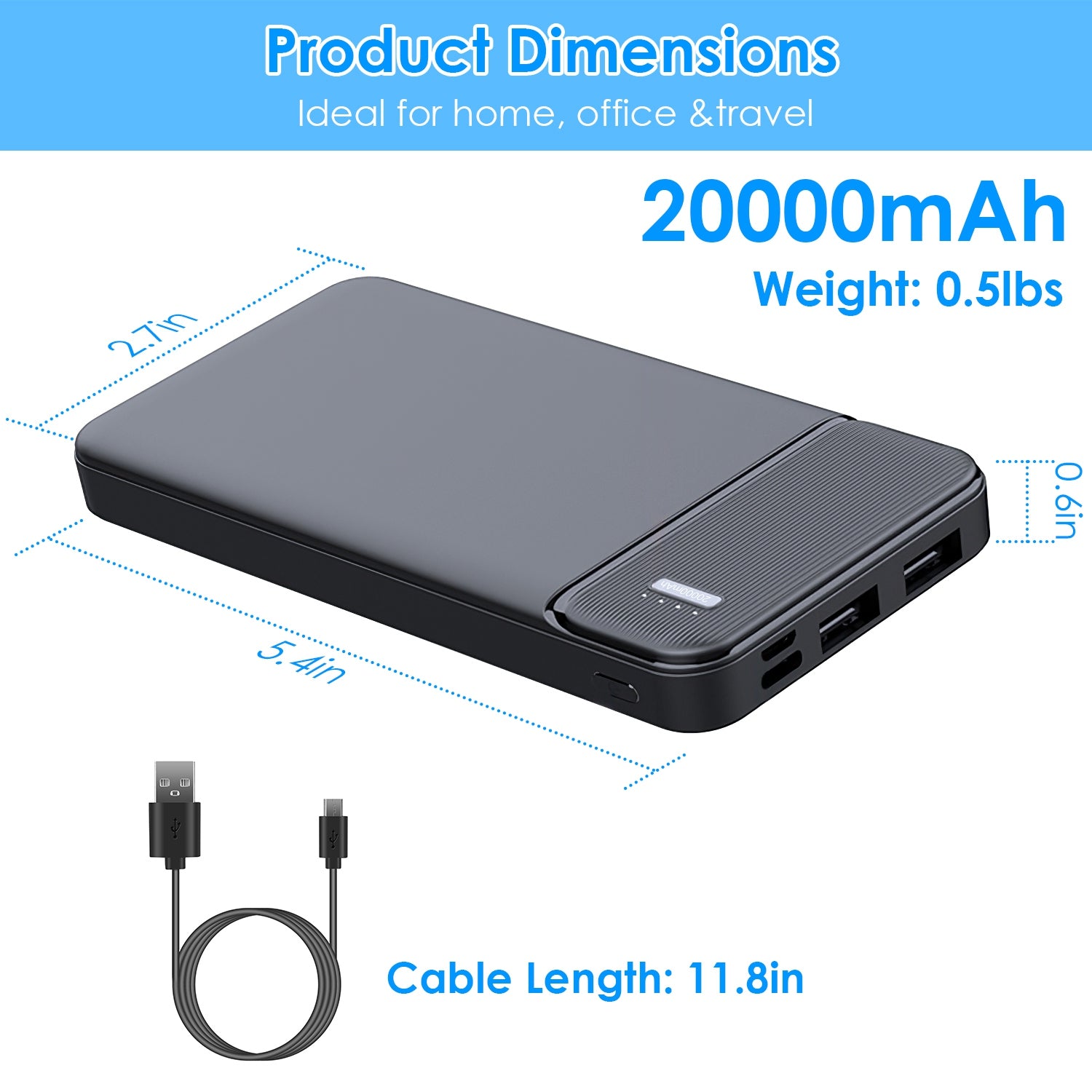 30000 mAh Fast Charging Power Bank