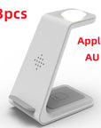 3 In 1 Fast Charging Station Wireless Charger Stand Wireless Quick Charge Dock For Phone Holder
