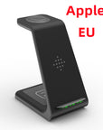 3 In 1 Fast Charging Station Wireless Charger Stand Wireless Quick Charge Dock For Phone Holder