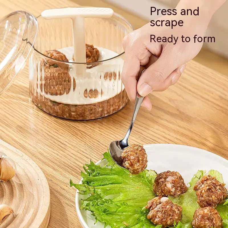 Kitchen Gadget Fried Meatball Making Artifact Mold Balls Fish Meatballs Shrimp Press Slippery Taiwanese - Glamour gadget04